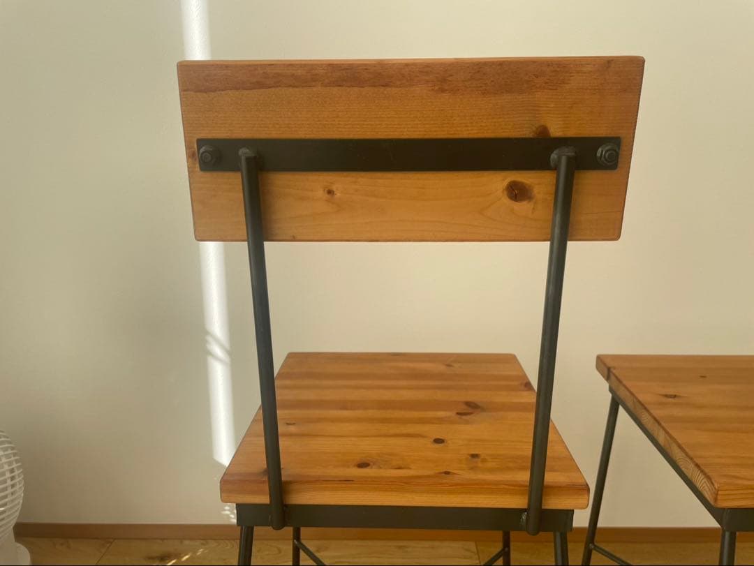 SK CHAIR チェア SIKAKU シカク 椅子 オーク 無垢材　①