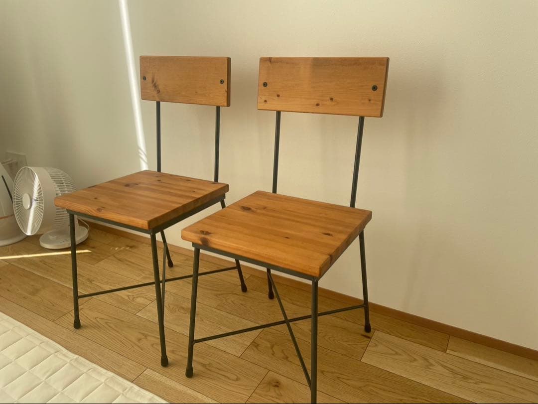 SK CHAIR チェア SIKAKU シカク 椅子 オーク 無垢材　①