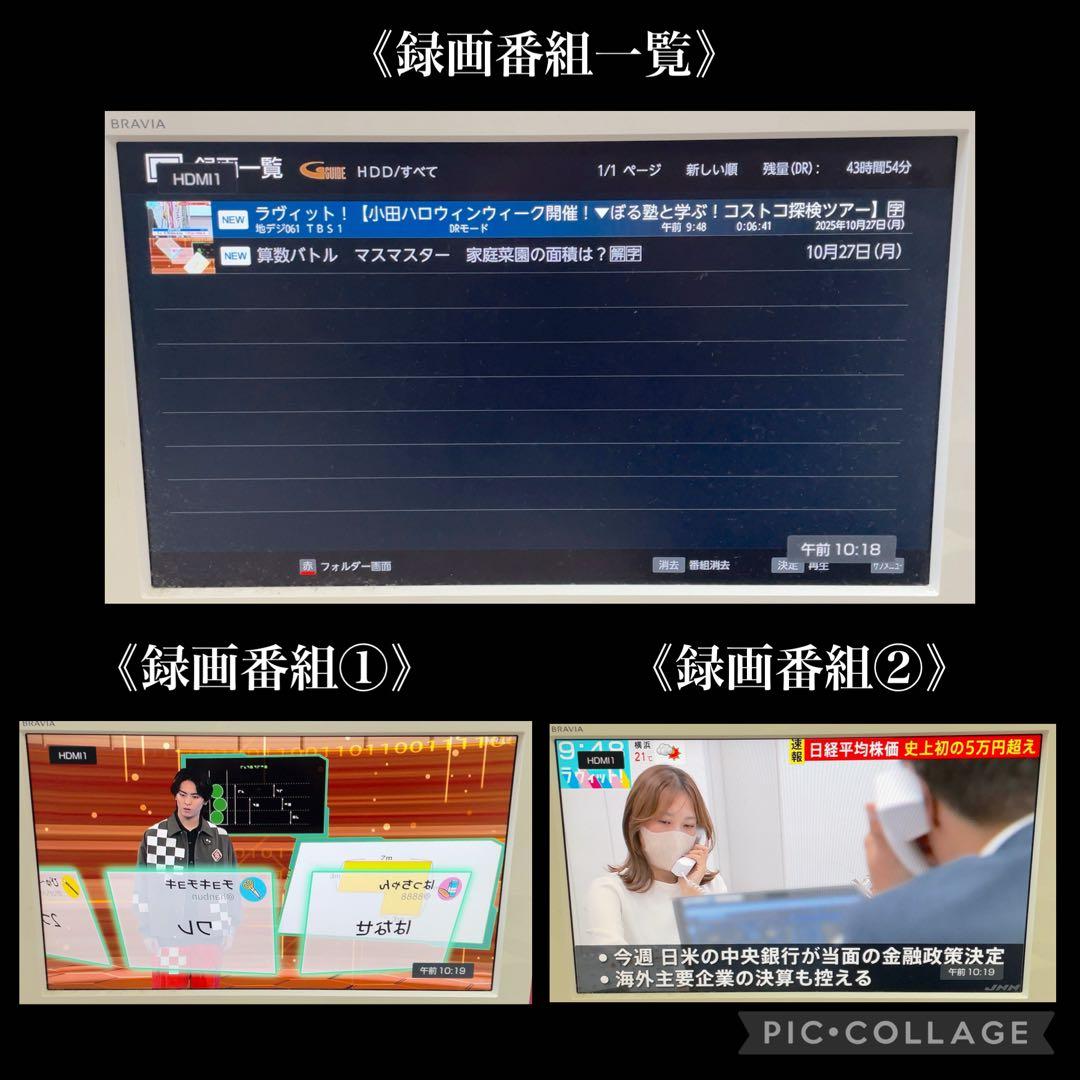 【カイト】FUNAI Blu-rayレコーダー FBR-HW510