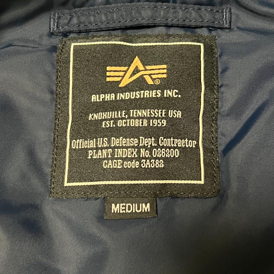 ALPHA INDUSTRIES MA-1 フライトジャケット M USA