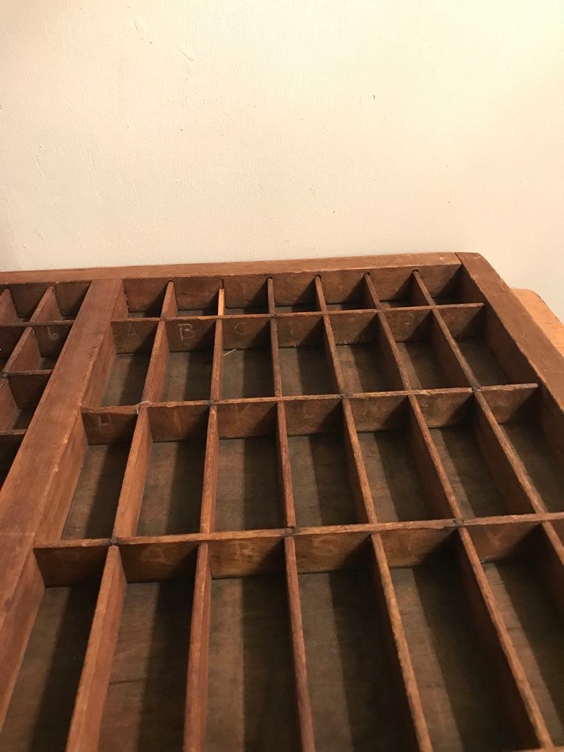 木製プリンタートレイ　アメリカアンティーク