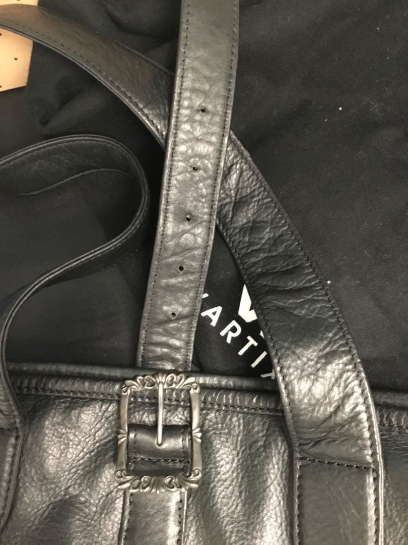 VARTIX 黒 レザー トートバッグ