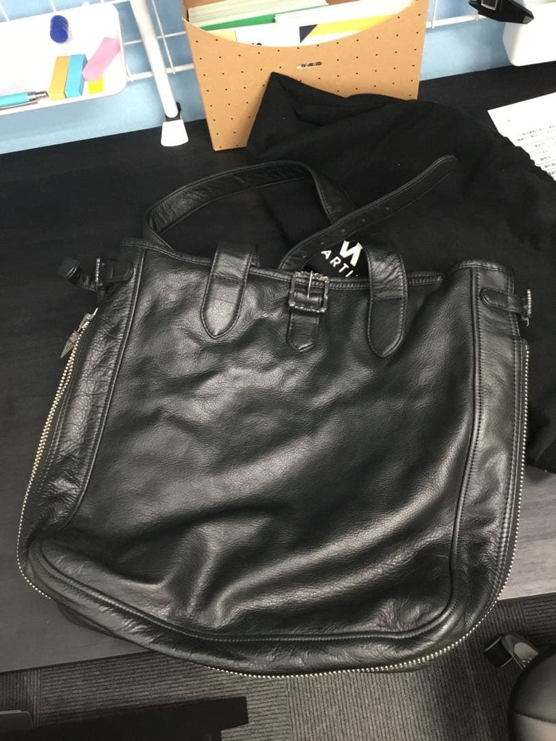 VARTIX 黒 レザー トートバッグ