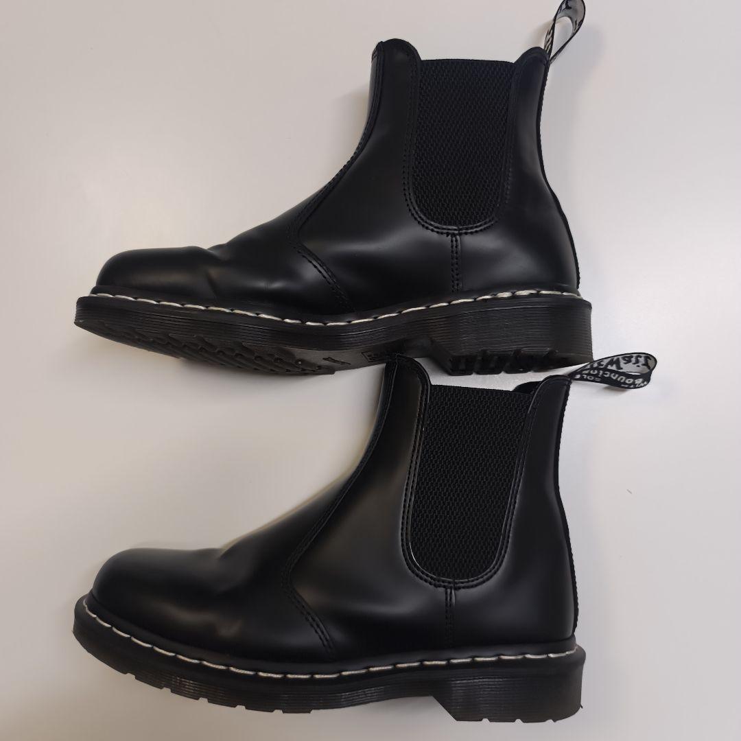 【美品】ドクターマーチン サイドゴア 白ステッチ UK7