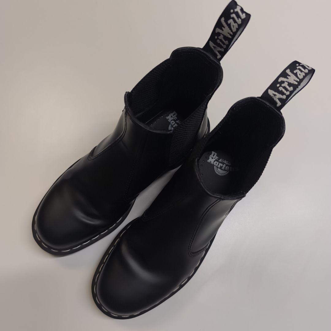 【美品】ドクターマーチン サイドゴア 白ステッチ UK7