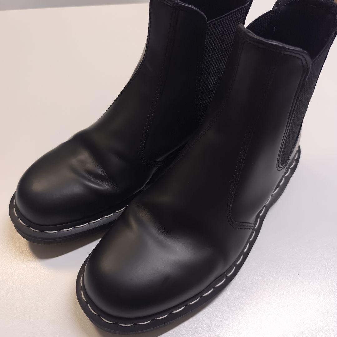 【美品】ドクターマーチン サイドゴア 白ステッチ UK7