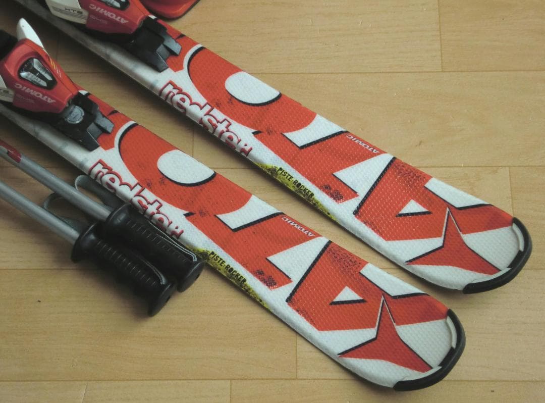 ■■送料無料■アトミック■子供用スキーセット■110/21-21.5■WAX済■