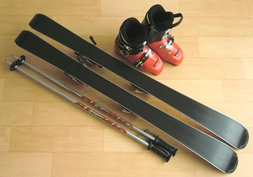 ■■送料無料■アトミック■子供用スキーセット■110/21-21.5■WAX済■