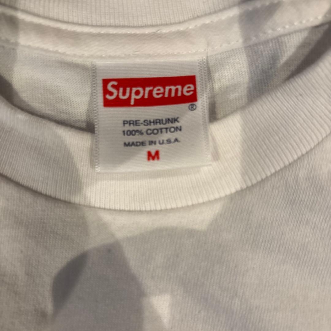 Supreme ホワイト ロングスリーブ Tシャツ M