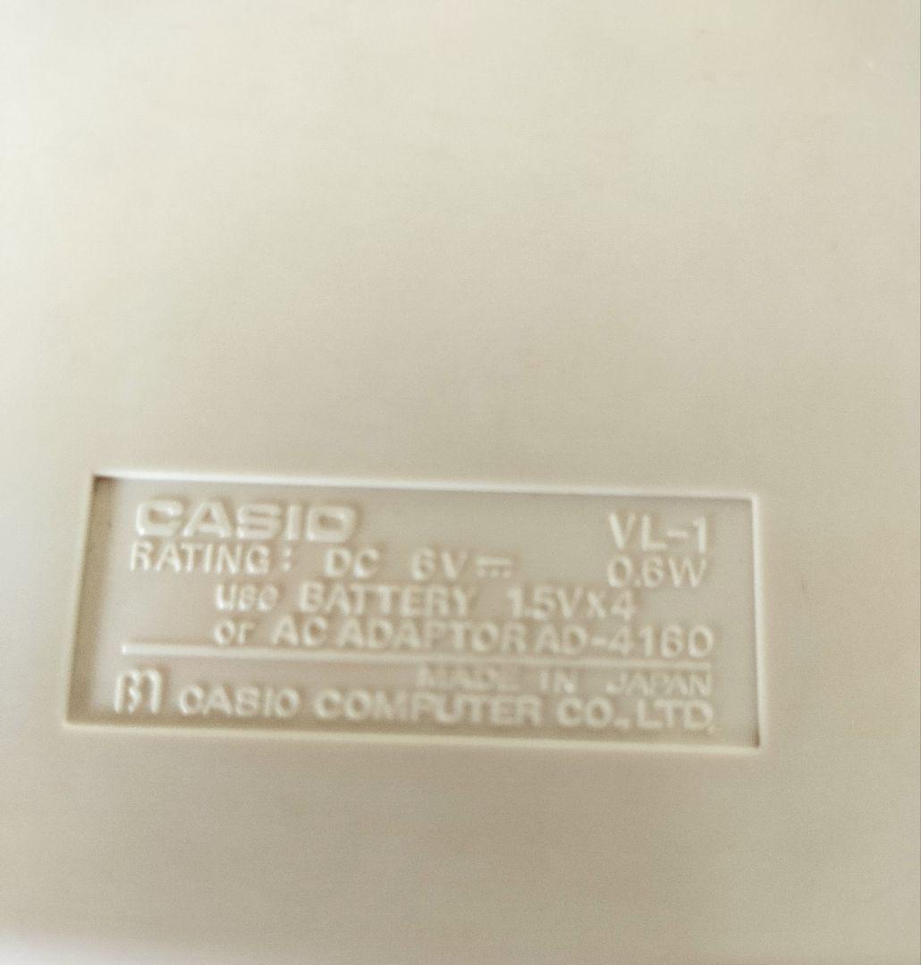 鍵盤楽器 CASIO V-TONE VL-1