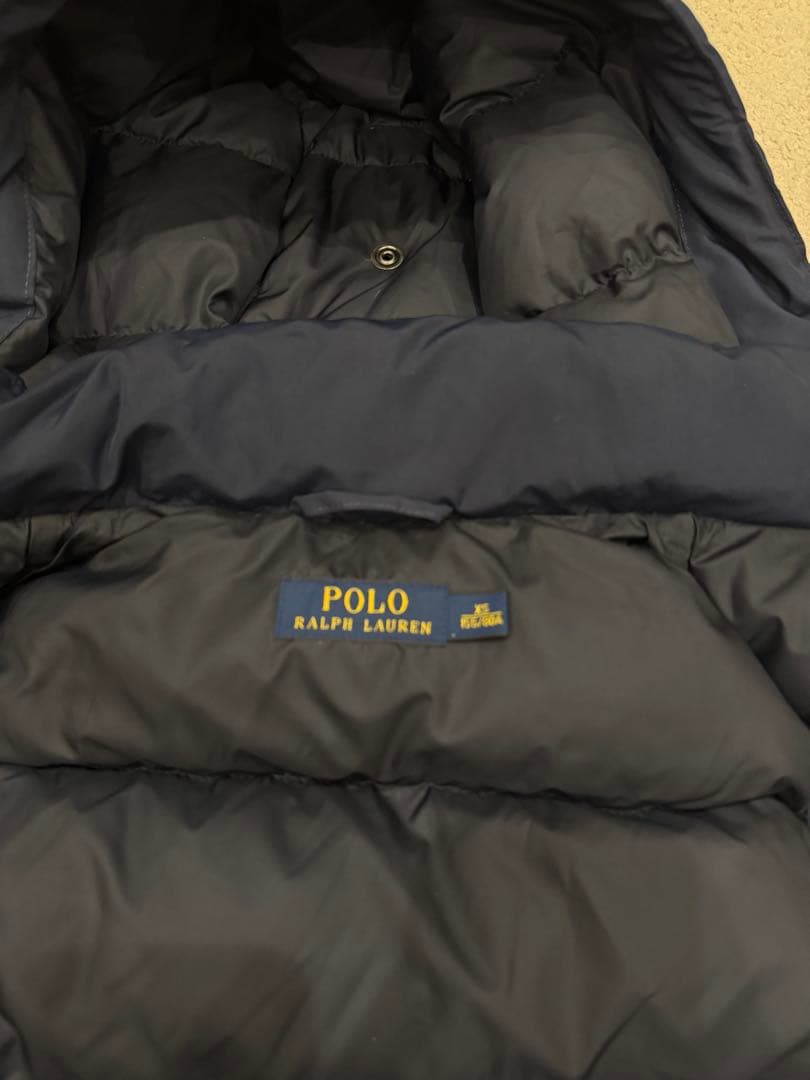 【格安】Polo Ralph Lauren ネイビー ダウンベスト XS