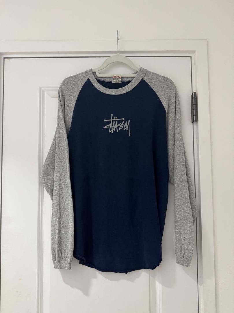 90's USA製 白タグ オールドステューシー ラグラン