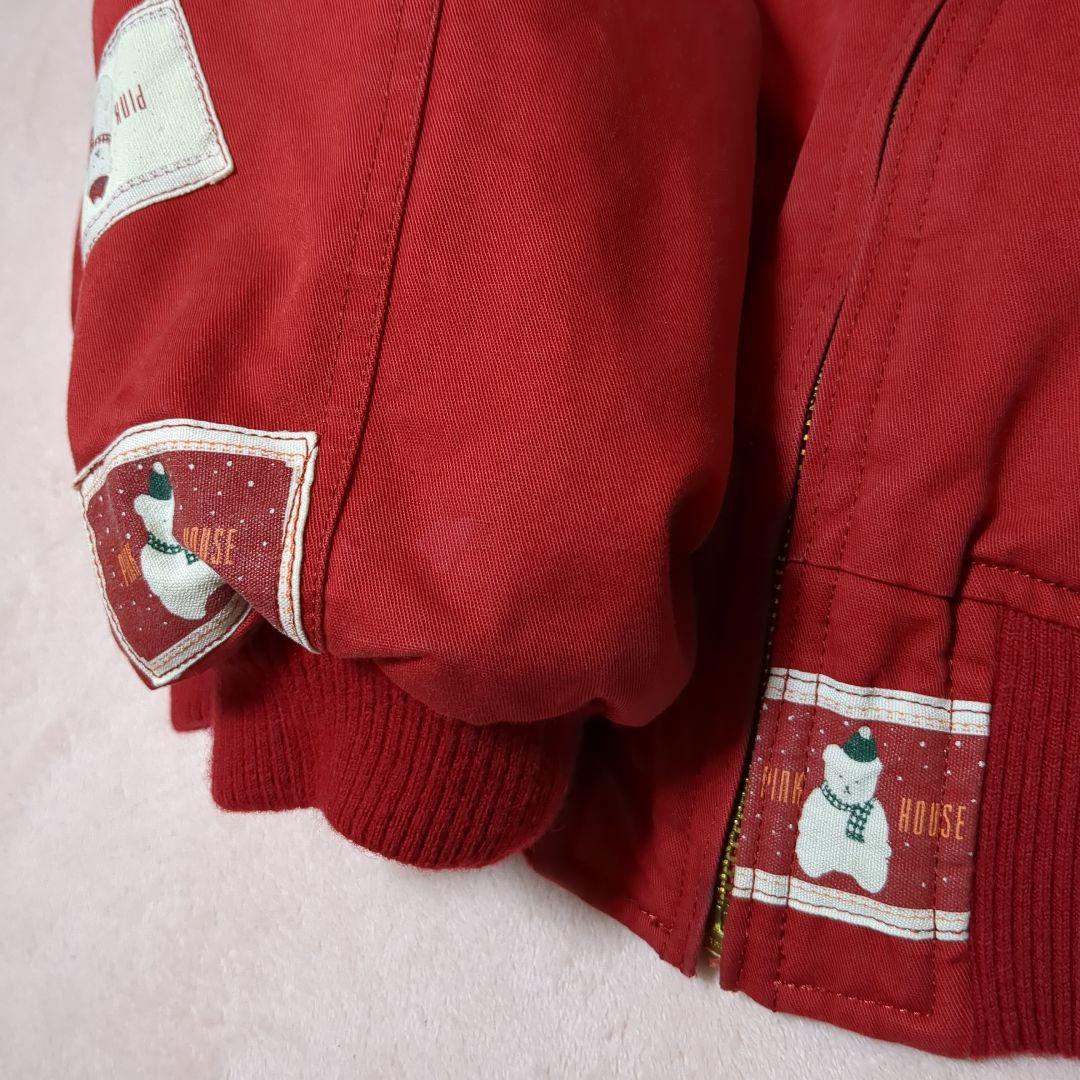 ピンクハウス レア 90年代 大人気 雪だるまくま ブルゾン 赤色 ヴィンテージ