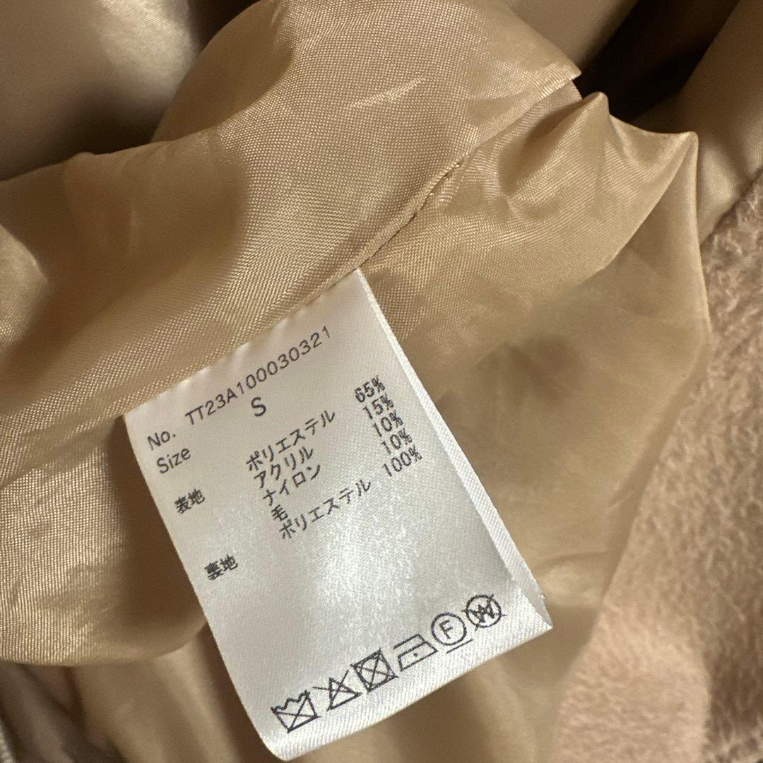 THE TOÉ ベージュ ロングコート