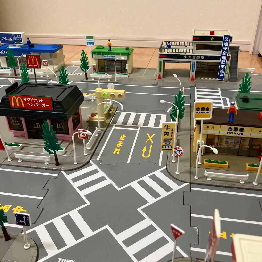 あ*ゆ様 旧トミカタウン つながる道路 まとめ売り トミカタウン トミカ