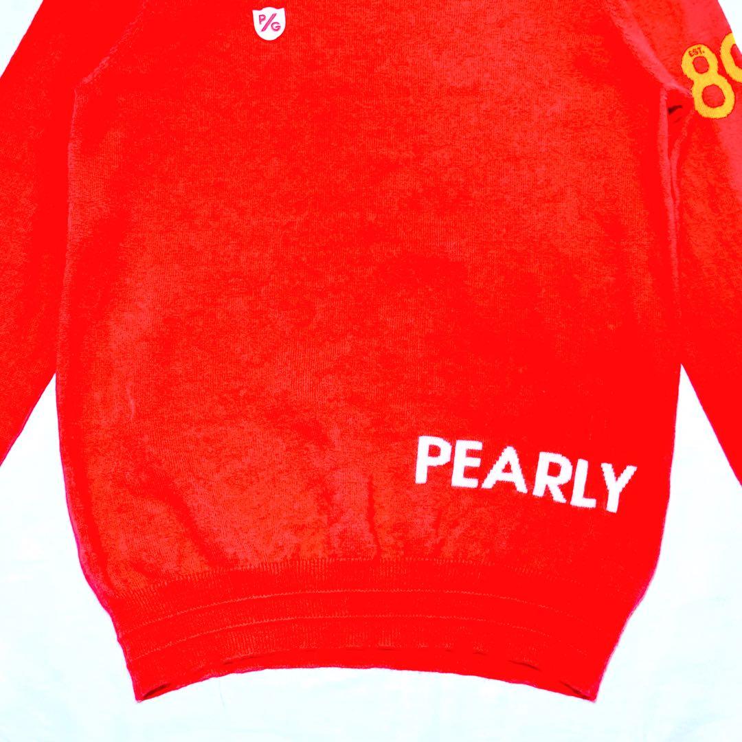 クリームさん専用パーリーゲイツ　ウールセーター　ピンク　ロゴ入り　サイズ1