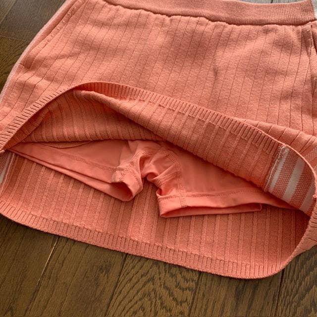 アディダス　ゴルフ　防風　セーター　ニットスカート　上下　レディースL