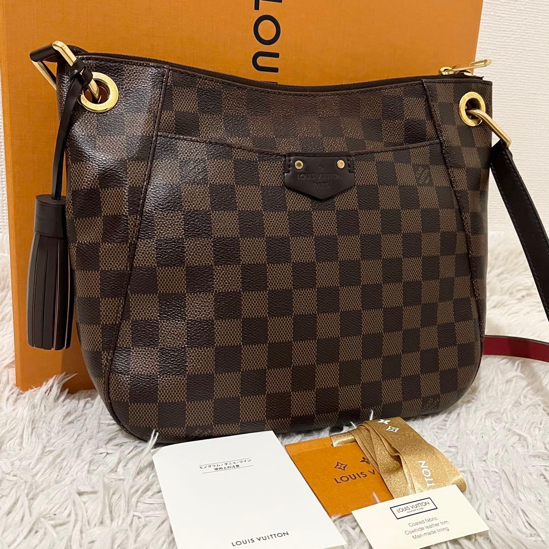✨希少✨ルイヴィトン　ショルダーバッグ　斜め掛け　ダミエ　サウスバンク　付属品