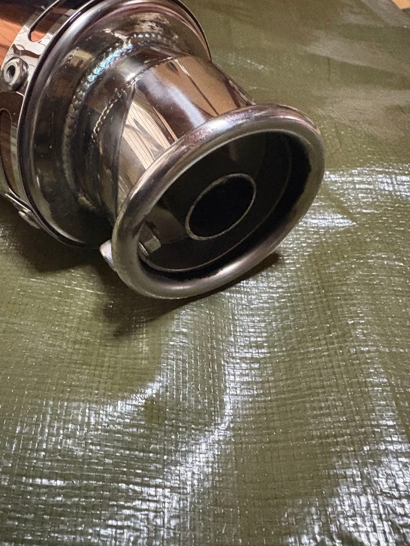 クロスカブ110 JA60用アップタイプマフラー　Realise チタン