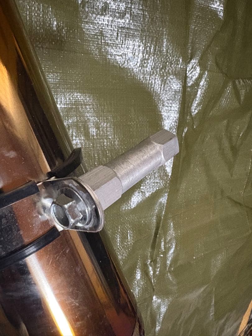 クロスカブ110 JA60用アップタイプマフラー　Realise チタン