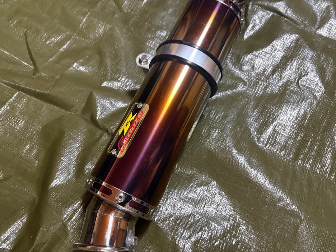 クロスカブ110 JA60用アップタイプマフラー　Realise チタン