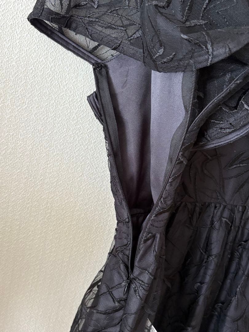 Rire Fete レース刺繍ドレスワンピース 定価38000円 ヤマダヤ