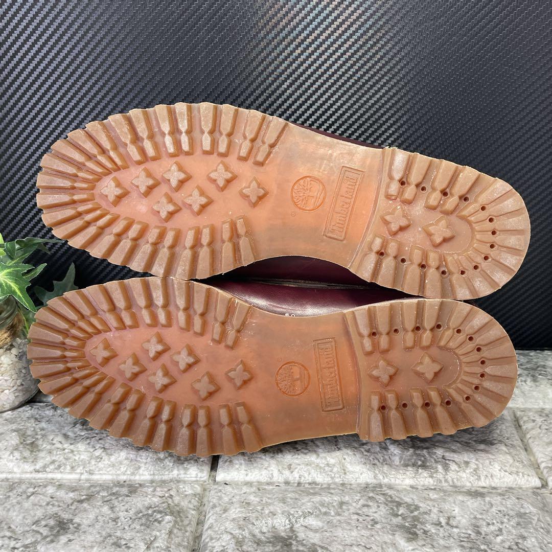 定番✨ ティンバーランド スリーアイ デッキシューズ バーガンディ 27.0