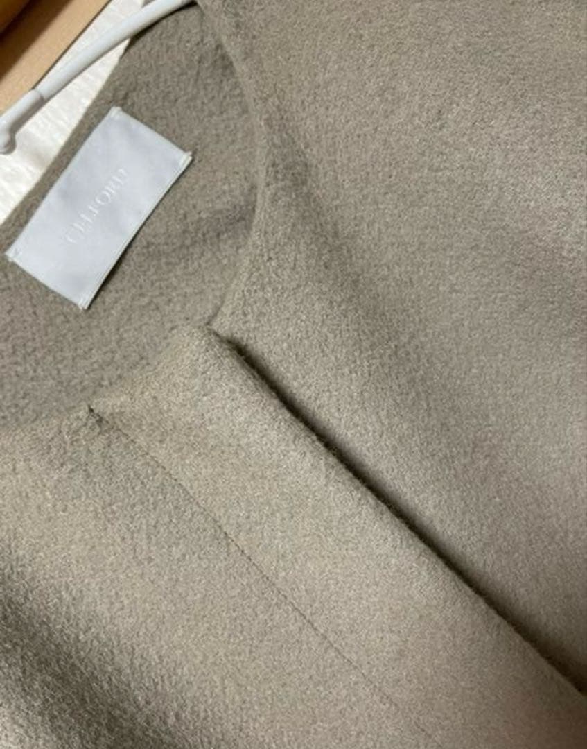 CELFORD セルフォード カシミヤ混 クルーネックフレアコート