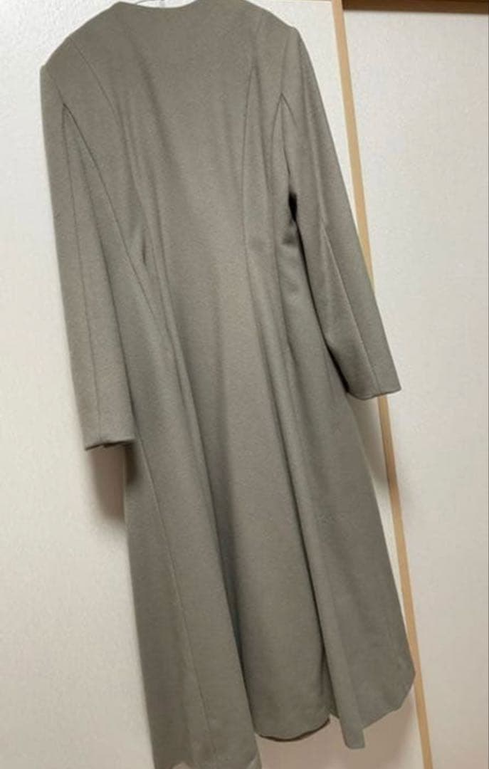 CELFORD セルフォード カシミヤ混 クルーネックフレアコート