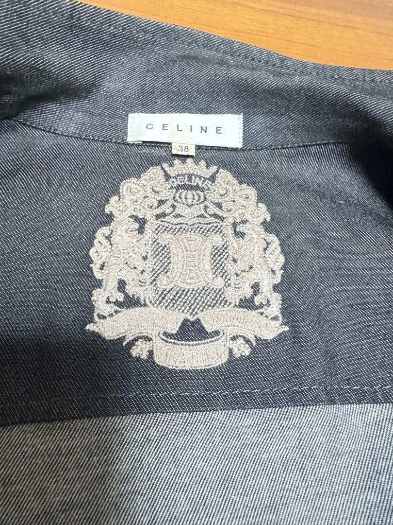 CELINE ダークグレー デニムジャケット