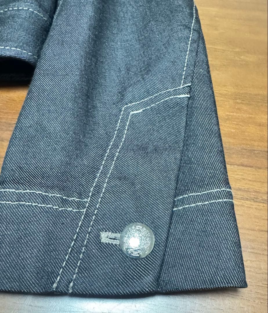 CELINE ダークグレー デニムジャケット