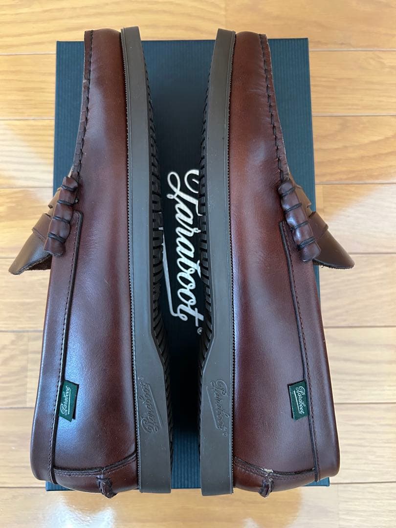 paraboot ローファー メンズ　ローファー　ビジネスシューズ　レザー