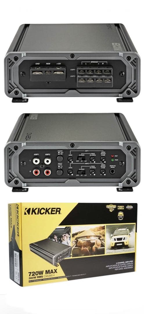 KICKER CXA360.4 4チャンネルアンプ