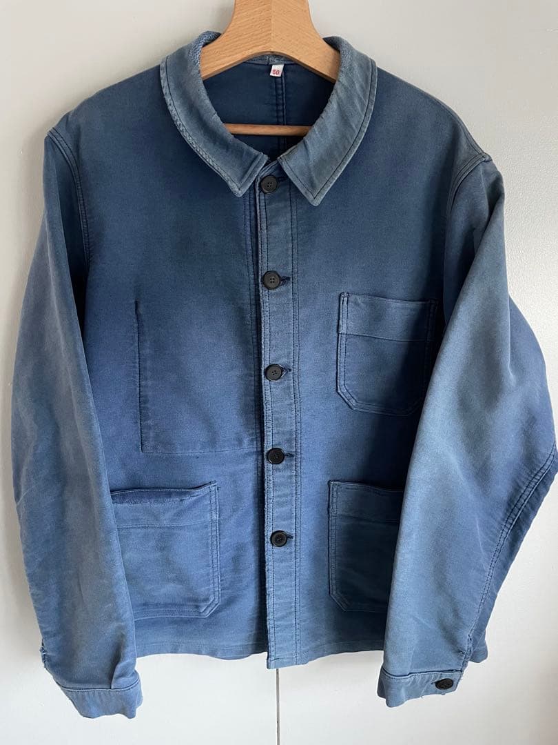 【スナム】ルモンサンミッシェル 50sブルーモールスキンジャケット