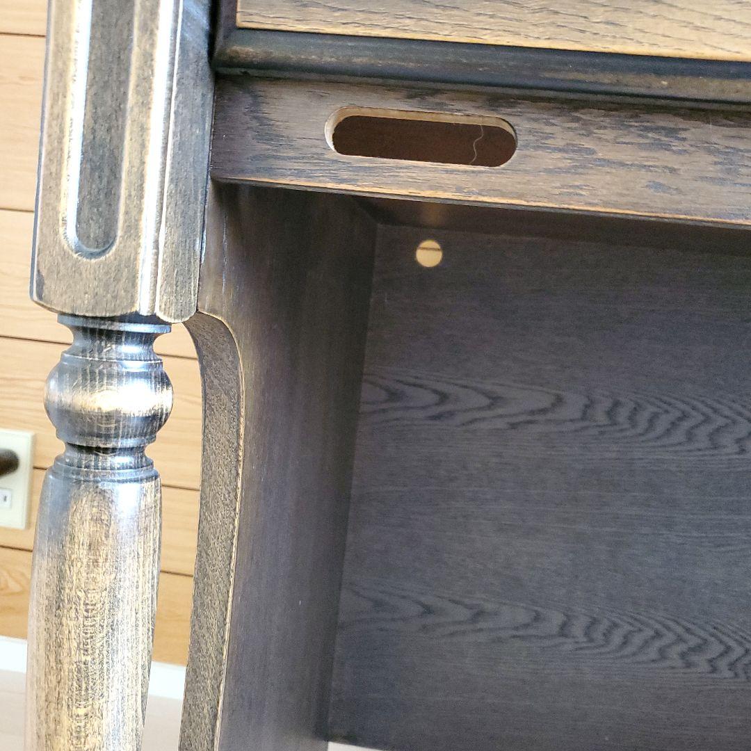 レトロ木製ドレッサー ダークブラウン