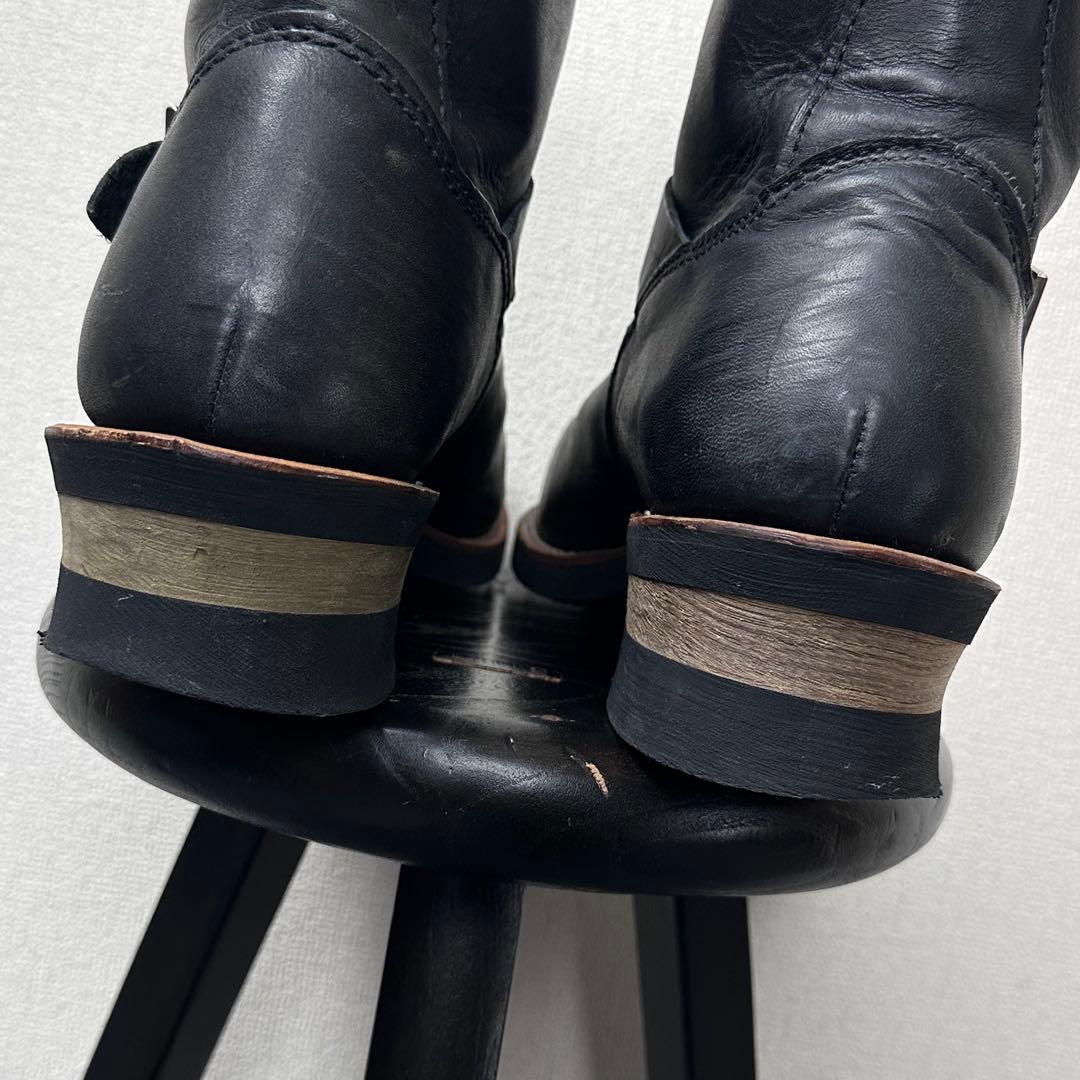 Hawkins ショートエンジニアブーツ ホーキンス ブラック 黒