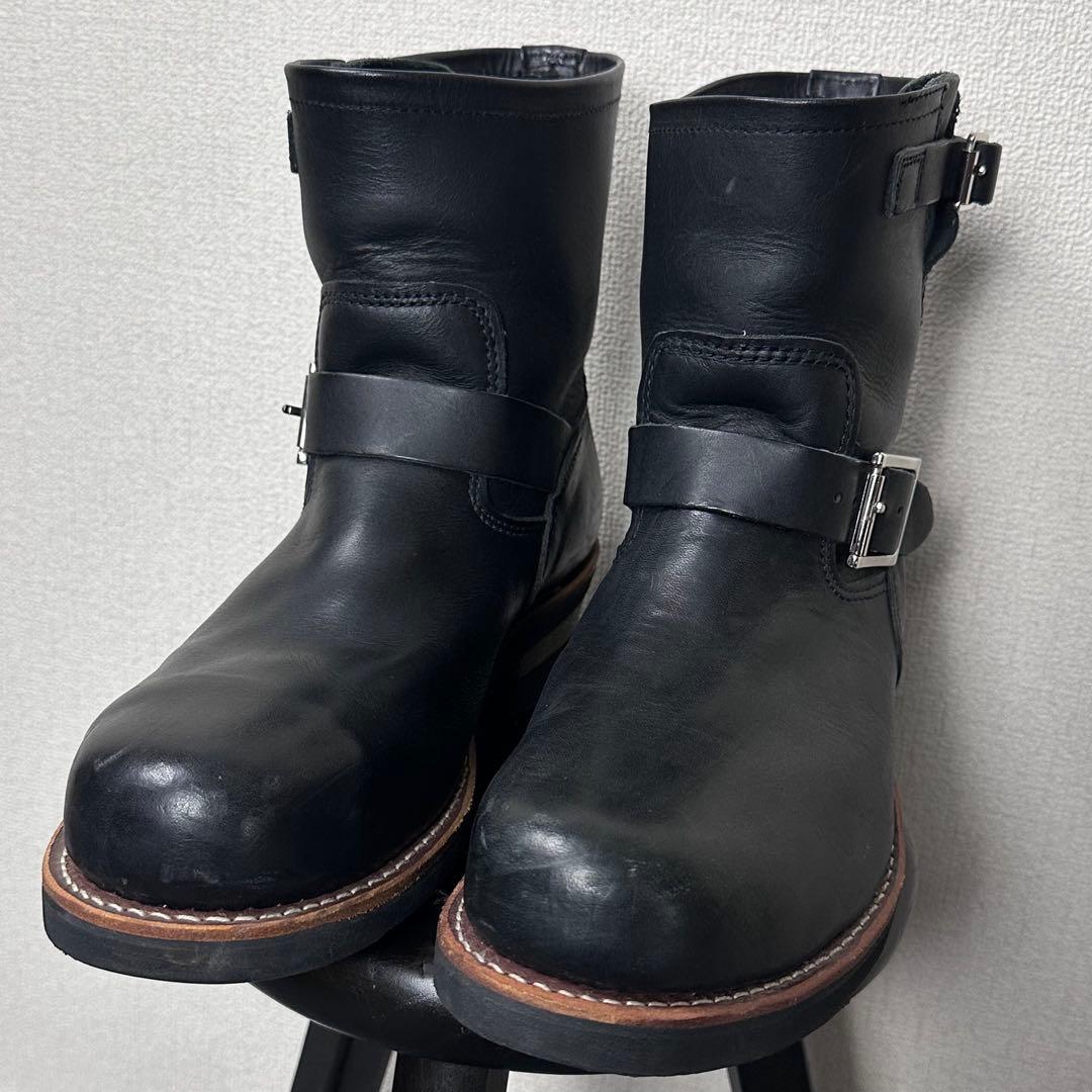 Hawkins ショートエンジニアブーツ ホーキンス ブラック 黒