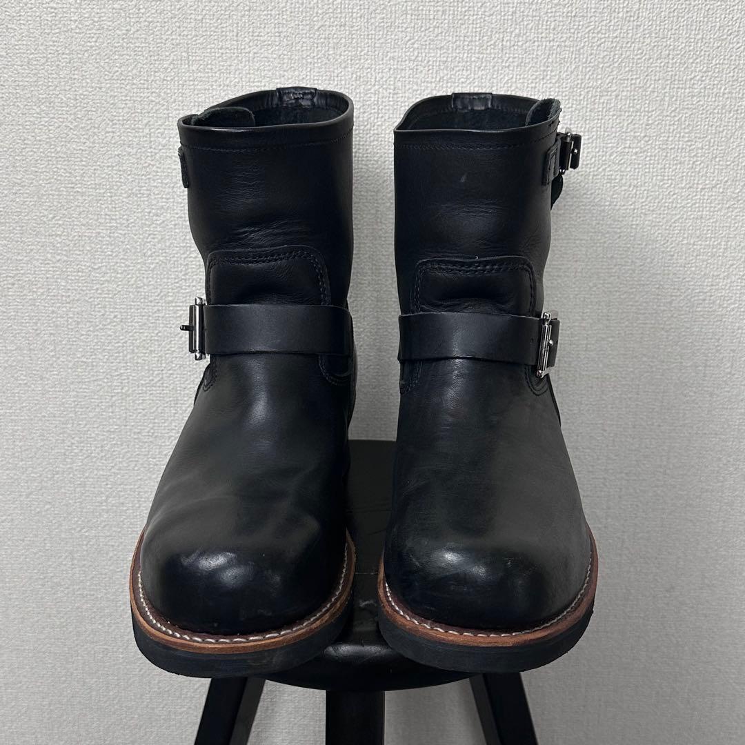 Hawkins ショートエンジニアブーツ ホーキンス ブラック 黒