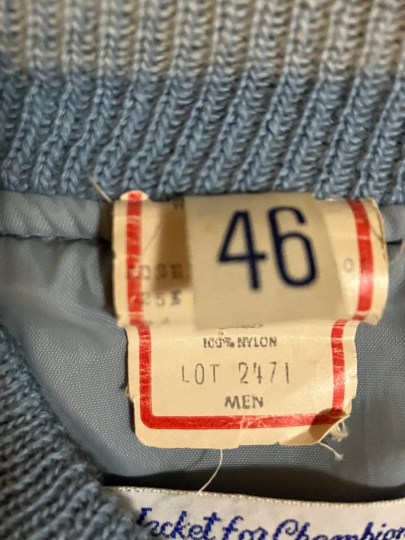 60s 70s BUTWIN ウール　スタジャン