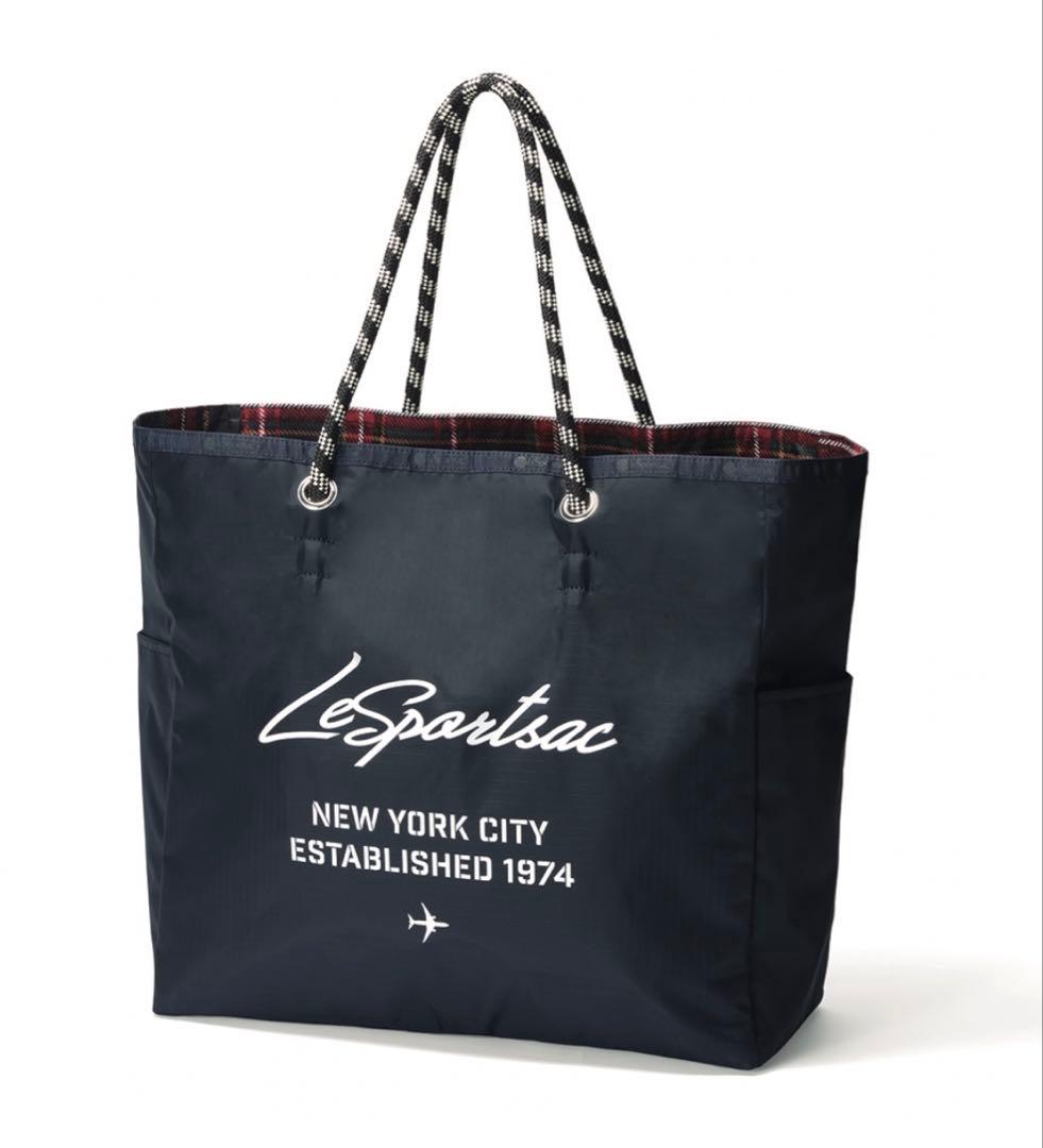 JAL機内販売限定　レスポートサック リバーシブル　トートバッグ　レスポ　袋付