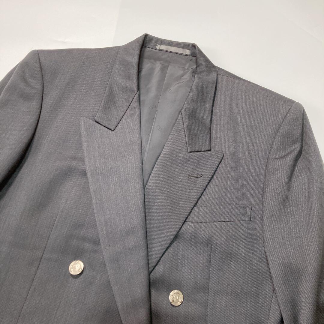 クリスチャンディオール ダブル セットアップ スーツ ロゴボタン