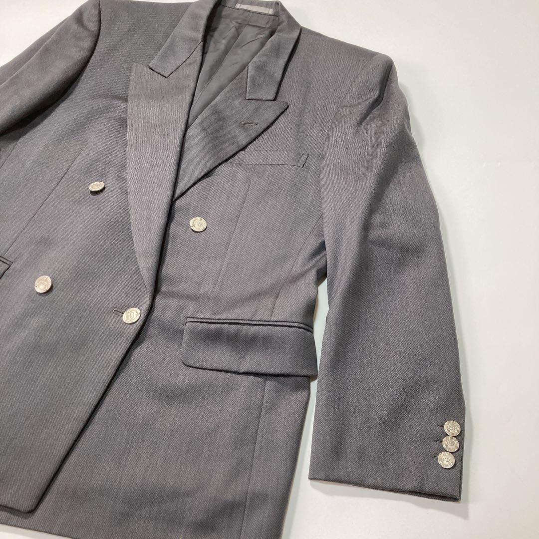 クリスチャンディオール ダブル セットアップ スーツ ロゴボタン