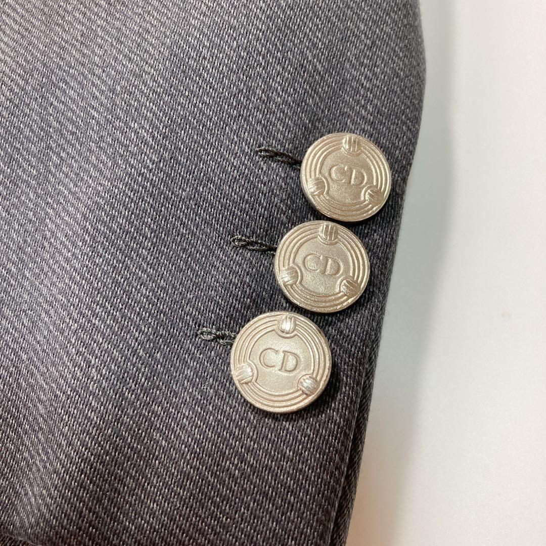 クリスチャンディオール ダブル セットアップ スーツ ロゴボタン