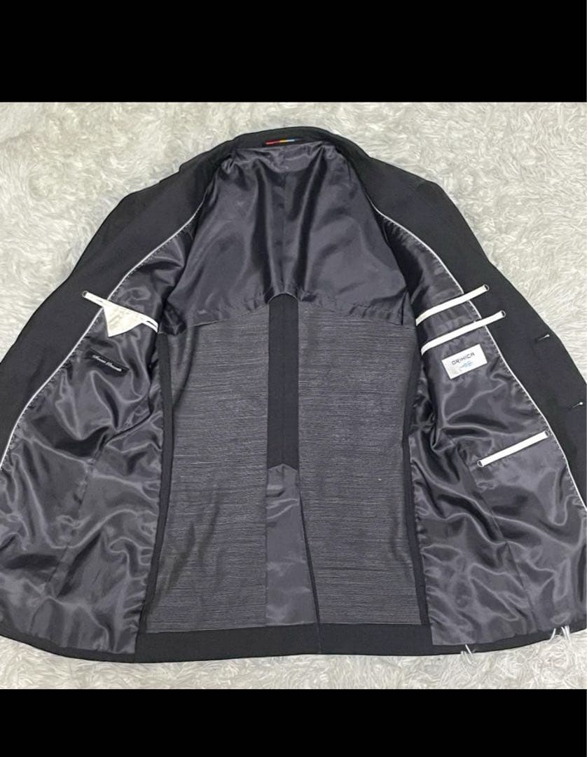 ORIHICA ダークグレー 3ピーススーツ 92Y5