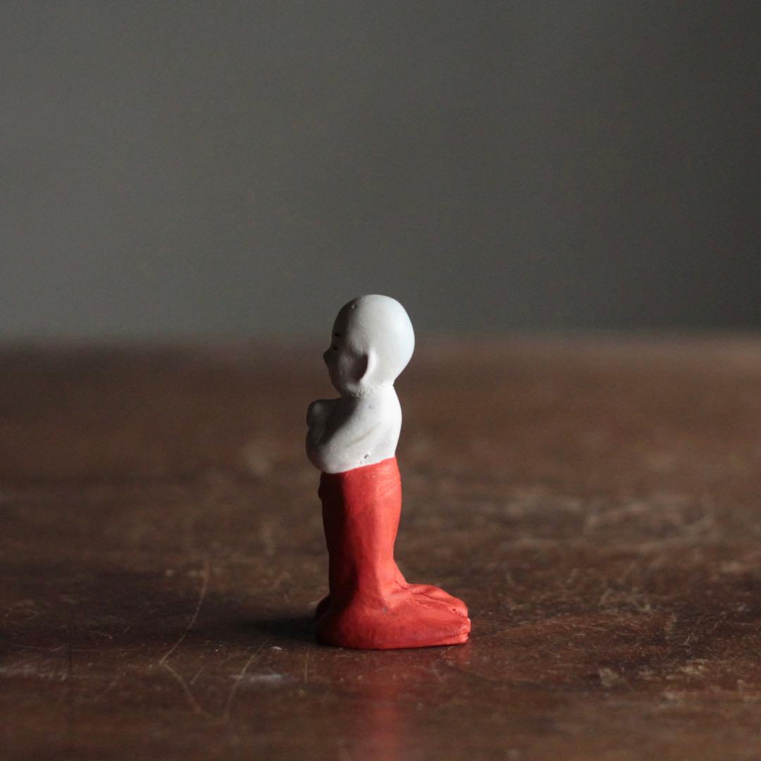 土人形 奉開眼 聖徳太子二歳像 四天王寺 古道具 アンティーク オブジェ