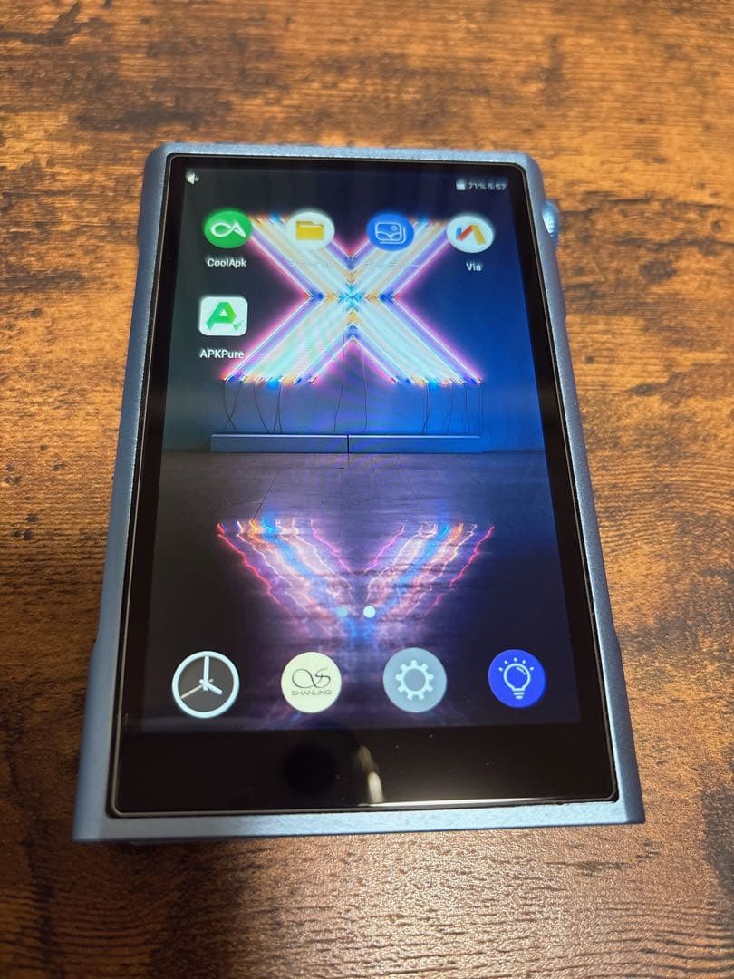 SHANLING M3X DAP デジタルオーディオプレーヤー　ブルー　箱付き