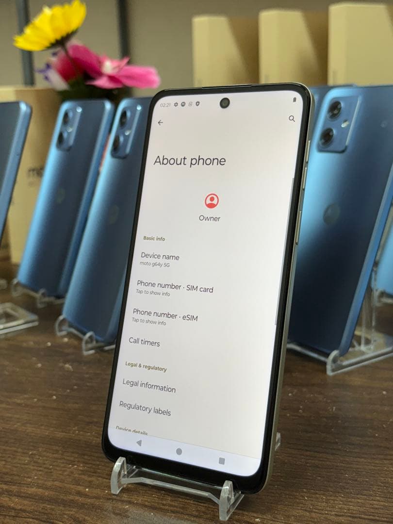 携帯電話本体 Motorola g64y