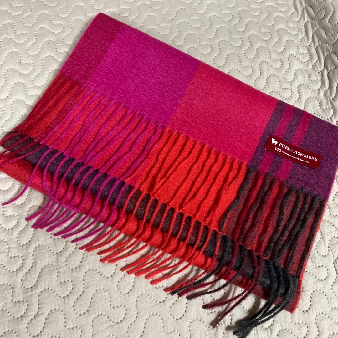 お値下げしました！23区 オンワード樫山　カシミヤ100% 素敵マフラー