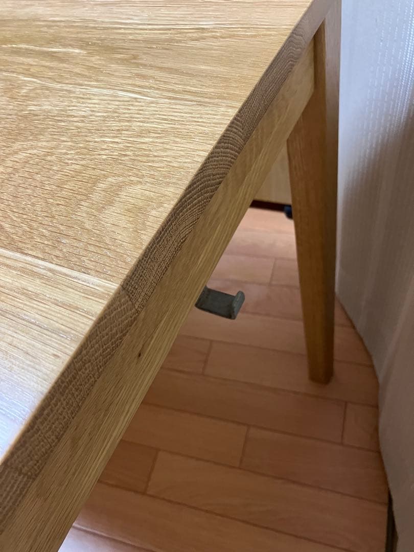 【廃盤品】無印良品 オーク材 机 学習机 テーブル