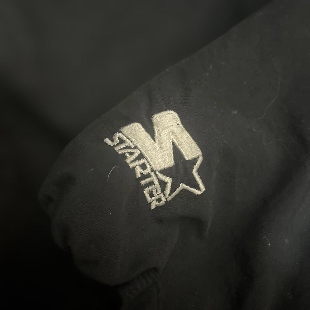 STARTER ブラック MA-1ジャケット XL